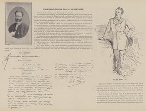 Komuna Paryska, Dominique-Theophile Regere De Montmore, Jules Ducatel (zdjęcie czarno-białe) autorstwa French Photographer