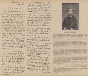 Komuna Paryska, Gustave Flourens (zdjęcie czarno-białe) autorstwa French Photographer