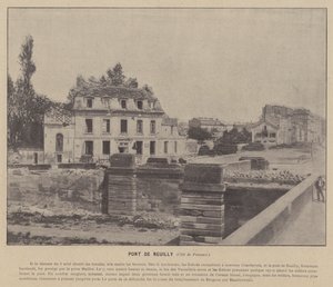 Komuna Paryska, Pont De Neuilly, Cote de Puteaux (zdjęcie czarno-białe) autorstwa French Photographer