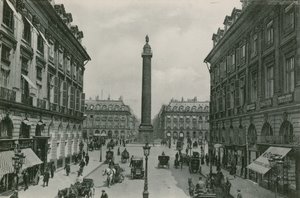La Place Vendome, The Place Vendome (fotograwiura) autorstwa French Photographer