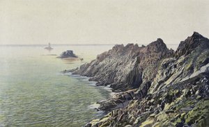 Pointe Du Raz De Sein, widok na wschód autorstwa French Photographer