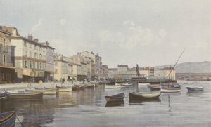 La Seyne, Widok z nabrzeża (Mała Rade Tulonu) autorstwa French Photographer