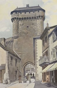 La Souterraine, brama miejska, widok z zewnątrz autorstwa French Photographer