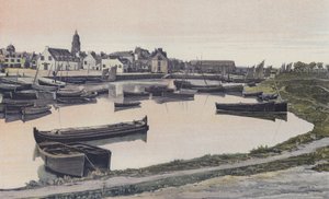 Le Croisic, port i basen Trat autorstwa French Photographer