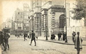 Le Havre, ulica Paryż autorstwa French Photographer
