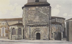 Le Mas-DAgenais, Kościół, Fasada S autorstwa French Photographer