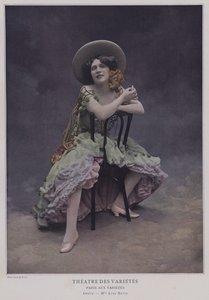 Lise Berry, francuska aktorka (kolorowe zdjęcie)