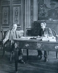 Lloyd George i Aristide Briand, 1916 autorstwa French Photographer