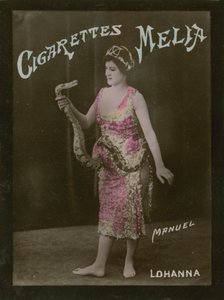 Lohanna, dziewczyna z wężem autorstwa French Photographer