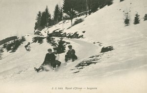 Lugery na górze (zdjęcie czarno-białe) autorstwa French Photographer