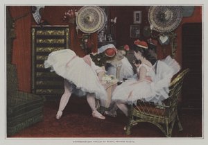 Mademoiselle Viollat ​​i Mademoiselle Blanc, drugie przedmioty (zdjęcie kolorowe) autorstwa French Photographer