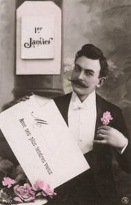 Mężczyzna z wąsami autorstwa French Photographer