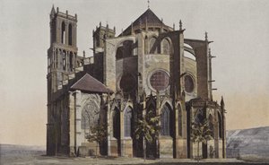 Mantes, kościół Najświętszej Marii Panny autorstwa French Photographer