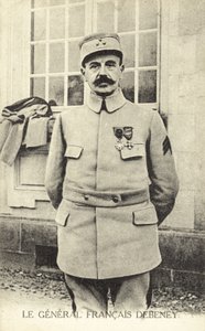 Marie-Eugene Debeney, francuski generał I wojny światowej (zdjęcie czarno-białe) autorstwa French Photographer