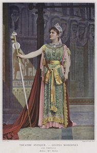 Marie Delna jako Dido w Les Troyens (kolorowe zdjęcie) autorstwa French Photographer