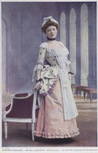 Marie Leconte jako Lisette w Grze w miłość i przypadek (kolorowe zdjęcie)
