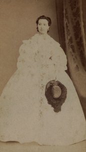 Marie Taglioni, szwedzka tancerka baletowa (zdjęcie czarno-białe) autorstwa French Photographer