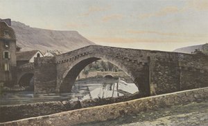 Mende, Pont Notre-Dame, na Lot autorstwa French Photographer