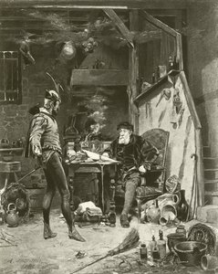 Mefistofeles i Faust (grawiura) autorstwa French Photographer