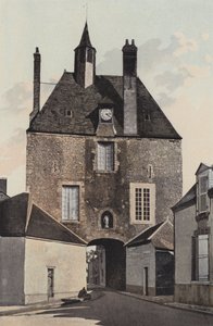 Meung, brama miejska, znana jako Porte d’Amont autorstwa French Photographer