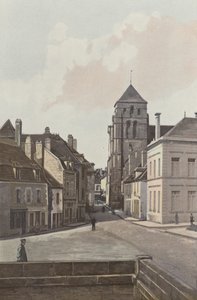 Montelimar, kościół św. Krzyża autorstwa French Photographer