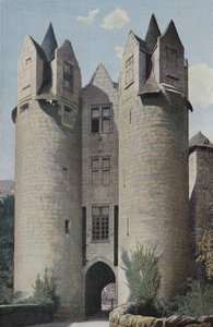 Montreuil-Bellay, Chateau-Vieux, Le Grand Chatelet autorstwa French Photographer