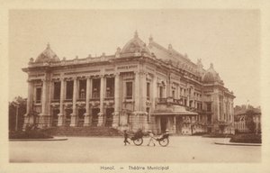 Teatr Miejski, Hanoi, Francuskie Indochiny autorstwa French Photographer