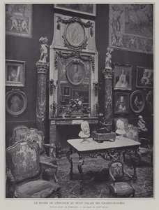 Muzeum Dzieciństwa w Petit Palais na Polach Elizejskich, Paryż (zdjęcie czarno-białe) autorstwa French Photographer