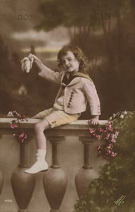 Kartka noworoczna, 1916 autorstwa French Photographer