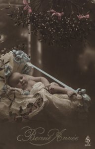 Kartka noworoczna z dzieckiem autorstwa French Photographer