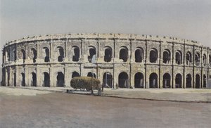 Nimes, Areny, Kompleks zewnętrzny autorstwa French Photographer