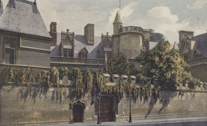 Paryż, Hotel de Cluny, Wejście do Muzeum autorstwa French Photographer