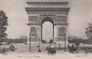 Paryż, Łuk Triumfalny autorstwa French Photographer