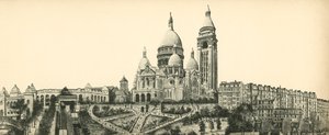 Paryż, Bazylika Najświętszego Serca na Montmartre, Bazylika Najświętszego Serca autorstwa French Photographer