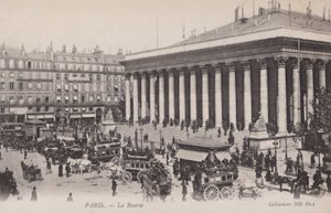 Paryż, Giełda Papierów Wartościowych autorstwa French Photographer