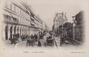 Paryż, Rue De Rivoli autorstwa French Photographer