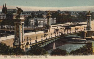 Paryż, Most Aleksandra III autorstwa French Photographer