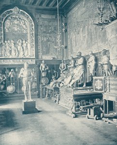 Paryż: Musee Spitzer, Zbrojownia (zdjęcie czarno-białe) autorstwa French Photographer