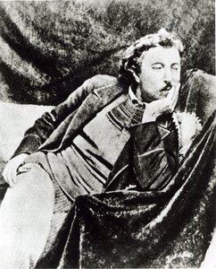 Paul Gauguin (1848-1903) (zdjęcie czarno-białe) autorstwa French Photographer