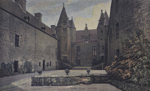 Ploubezre, Chateau de Kergrist, Razem na Dworze Honorowym autorstwa French Photographer