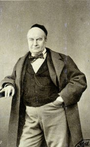 Portret Charlesa Augustina Sainte Beuve (1804 - 1869) (Sainte-Beuve), pisarza, dziennikarza i krytyka literackiego. autorstwa French Photographer