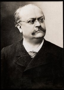 Portret Charlesa Lecocqa (1832-1918), francuskiego kompozytora muzycznego. autorstwa French Photographer