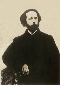 Portret Edouarda Lalo (1823-1892), francuskiego kompozytora. Fotografia, koniec XIX wieku, Paryż. autorstwa French Photographer