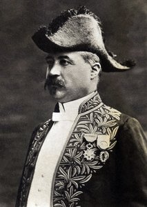 Portret Emila Fagueta (1847-1916), krytyka literackiego, historyka literatury i francuskiego eseisty. autorstwa French Photographer