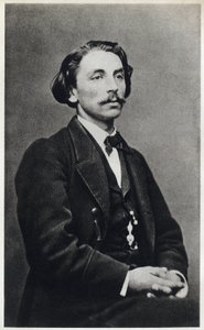 Portret Etienne Mallarme dit Stephane Mallarme (1842-1898) w 1862, francuski poeta. Fotografia autorstwa French Photographer