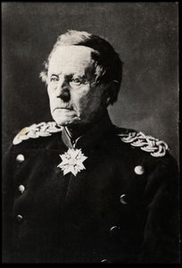 Portret Helmutha Karla Bernharda von Moltke Starszego (1800-1891), niemieckiego feldmarszałka. autorstwa French Photographer