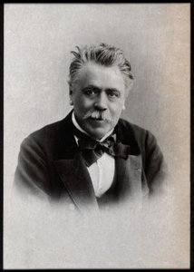 Portret Henri Francois Becque (1837-1899), francuskiego dramaturga. autorstwa French Photographer