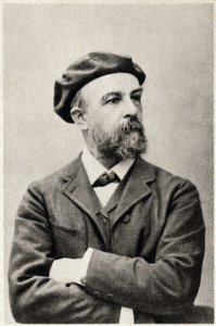 Portret Odilona Redona (1840-1916), francuskiego malarza. Fotografia autorstwa French Photographer
