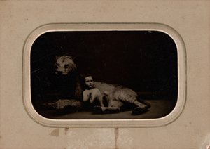 Portret dziecka, ok. 1860 (zdjęcie) autorstwa French Photographer