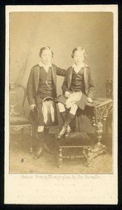 Książę Artur i Książę Leopold autorstwa French Photographer